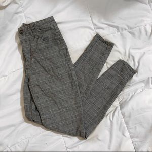 American eagle checkered jeans